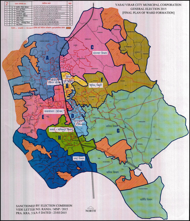 Corporation Map – Vasai Virar City Municipal Corporation